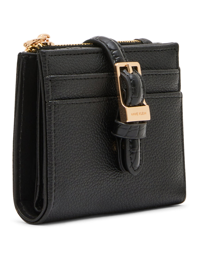 Anne Klein Boxed Buckle Bifold Wallet