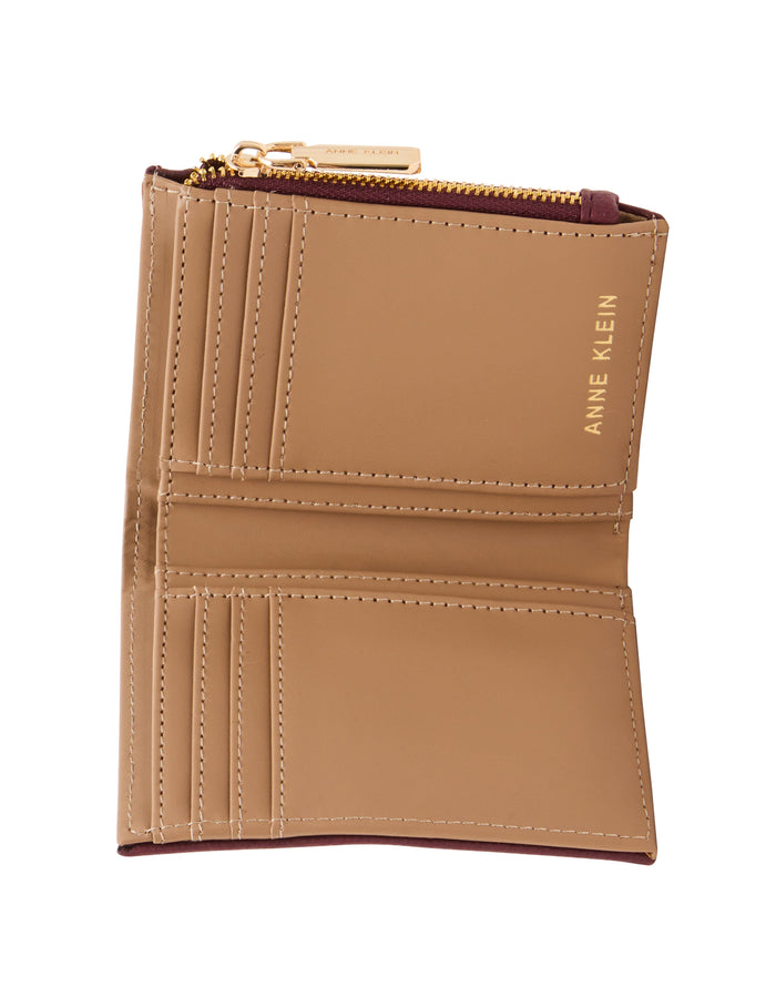 Anne Klein Boxed Buckle Bifold Wallet