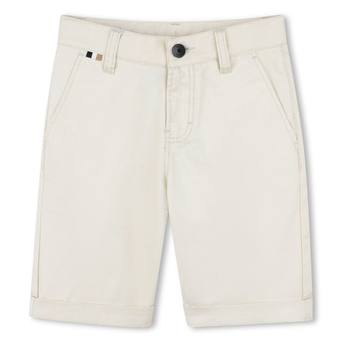 Boys Beige Chino Shorts
