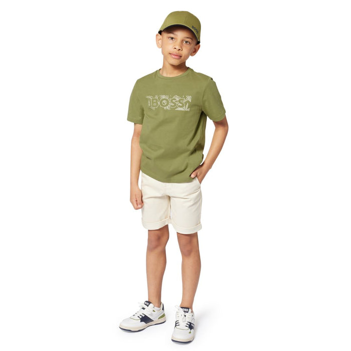 Boys Beige Chino Shorts