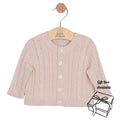 Boys Beige Knitted Cardigan