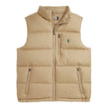 Boys Beige Quilted Down Gilet
