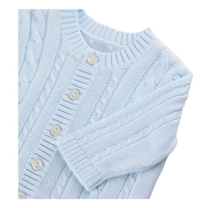 Boys Blue Knitted Cardigan