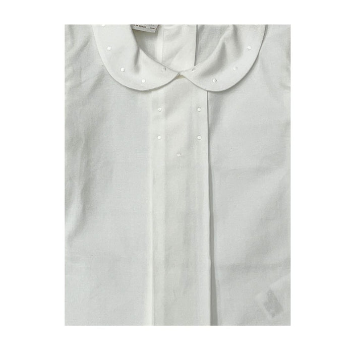Boys Ivory Polka Dot Shirt