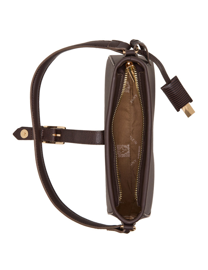 Anne Klein Buckle Strap Shoulder Bag