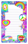Burst Personalized Lined Notepad