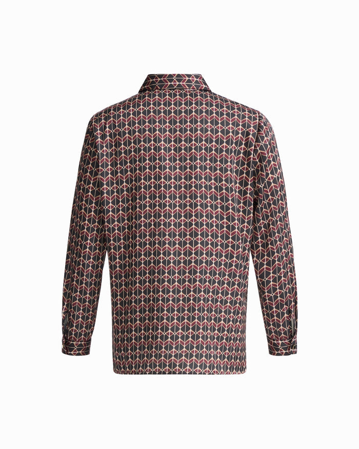 Anne Klein Button-Down Collared Long Sleeve Top