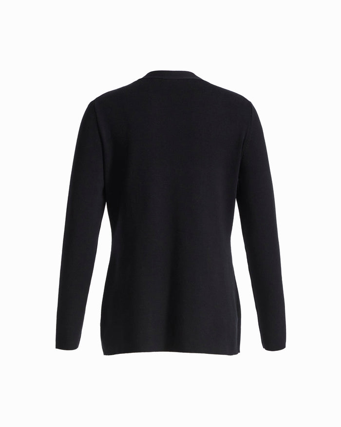 Anne Klein Button-Front Cardigan With Patch Pockets
