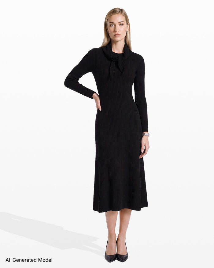 Cable Rib Maxi Dress Dresses Kasper