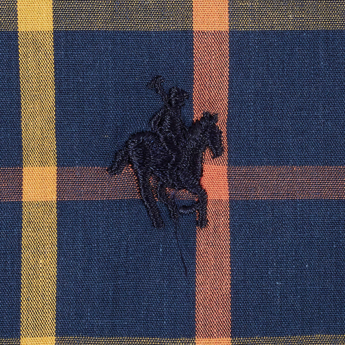 Camisa Manga Corta Diseño De Cuadrados Grandes Rock Hampton Polo Team