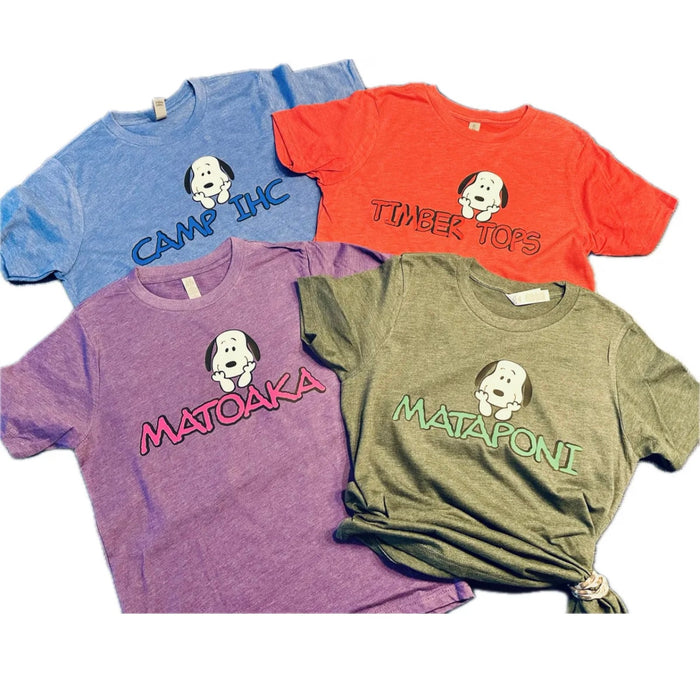 Camp Lean On Me Triblend Tee or Cut Tank