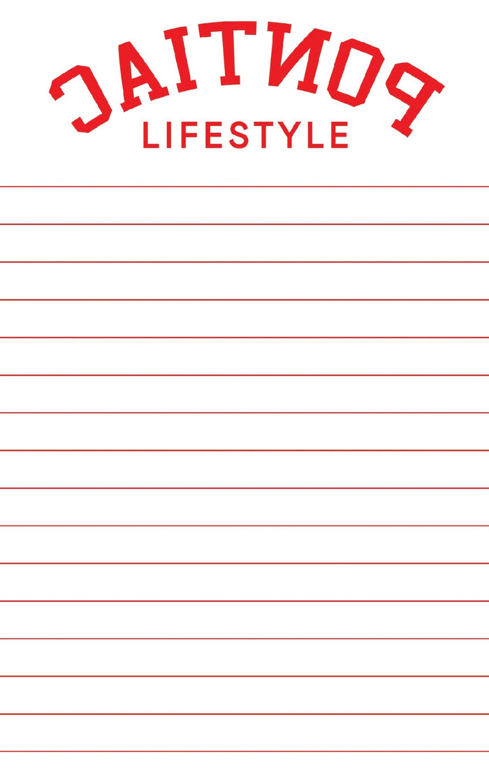 Camp Name Notepad - Lifestyle