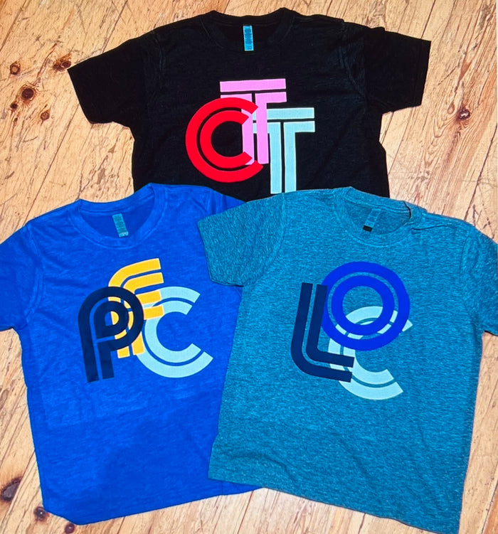 Camp Retro Initial Triblend Tee