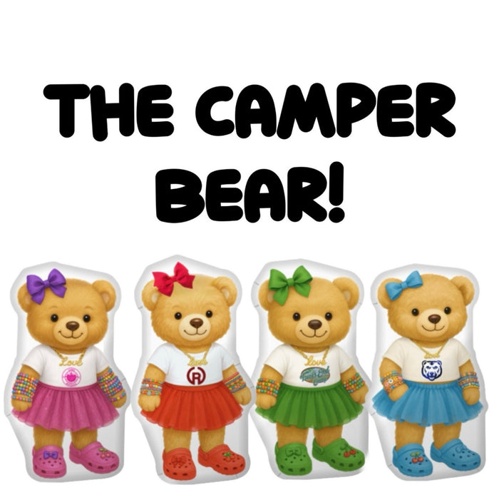 Camper Bear Pillow