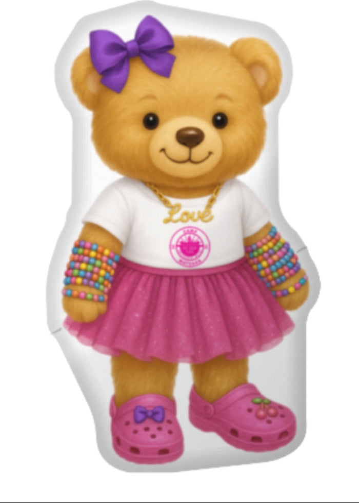 Camper Bear Pillow