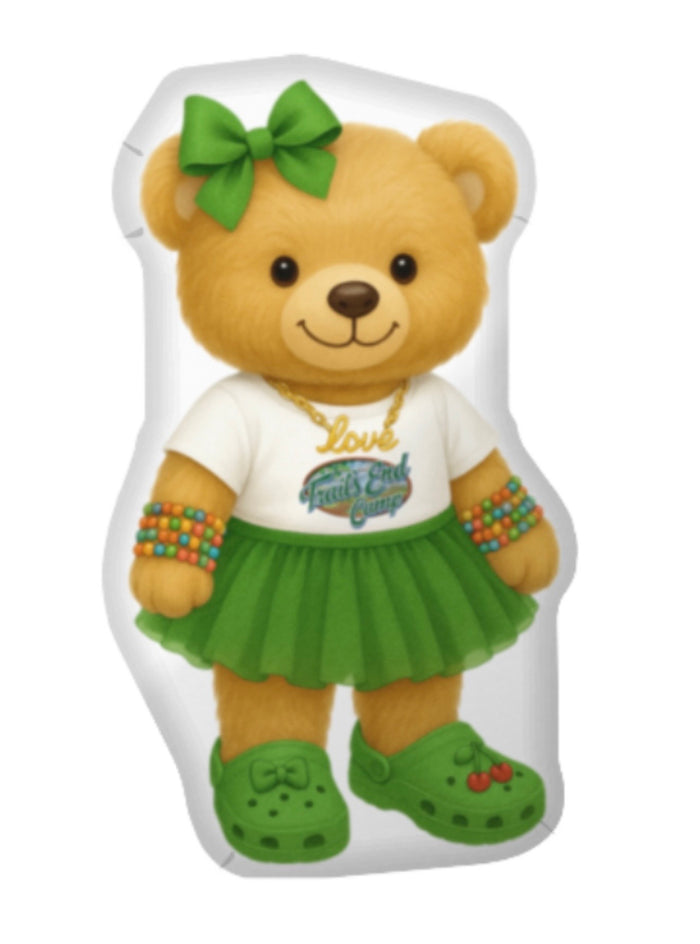 Camper Bear Pillow