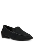 Anne Klein Black Micro Suede Cavour Slip-On Loafer
