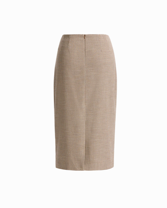 Anne Klein Center Back Zip Midi Skirt