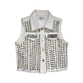 Chaleco Blanco Con Estoperoles LC