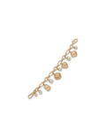 Anne Klein Gold Tone Charm Bracelet
