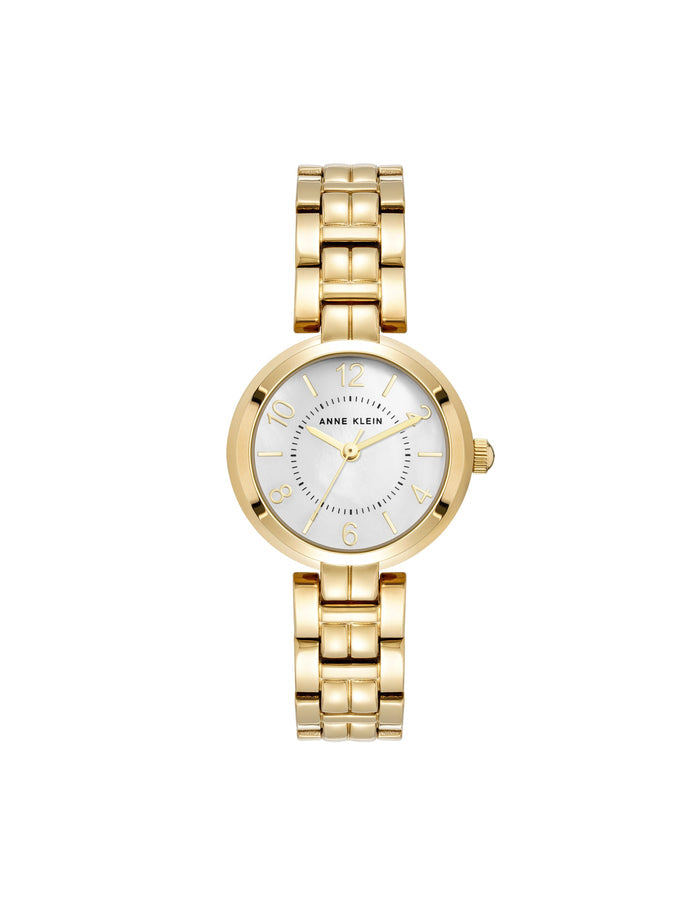 Anne Klein Gold-Tone Classic Bracelet Wristwatch