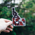 Classic Idaho US Flag Sticker