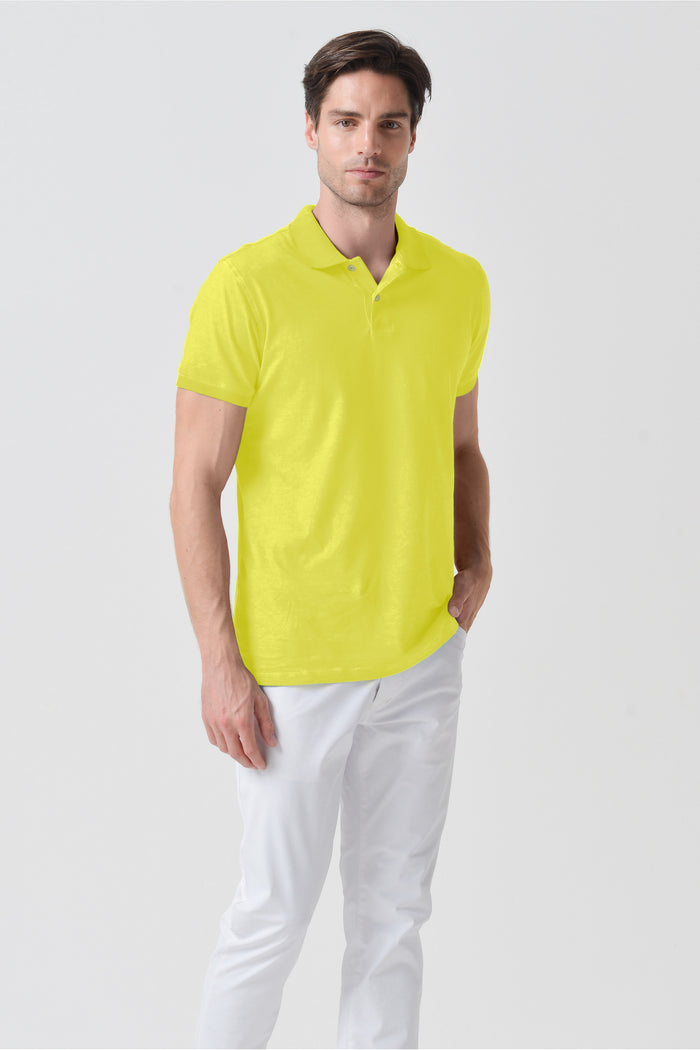 Club Polo Slim - Lime