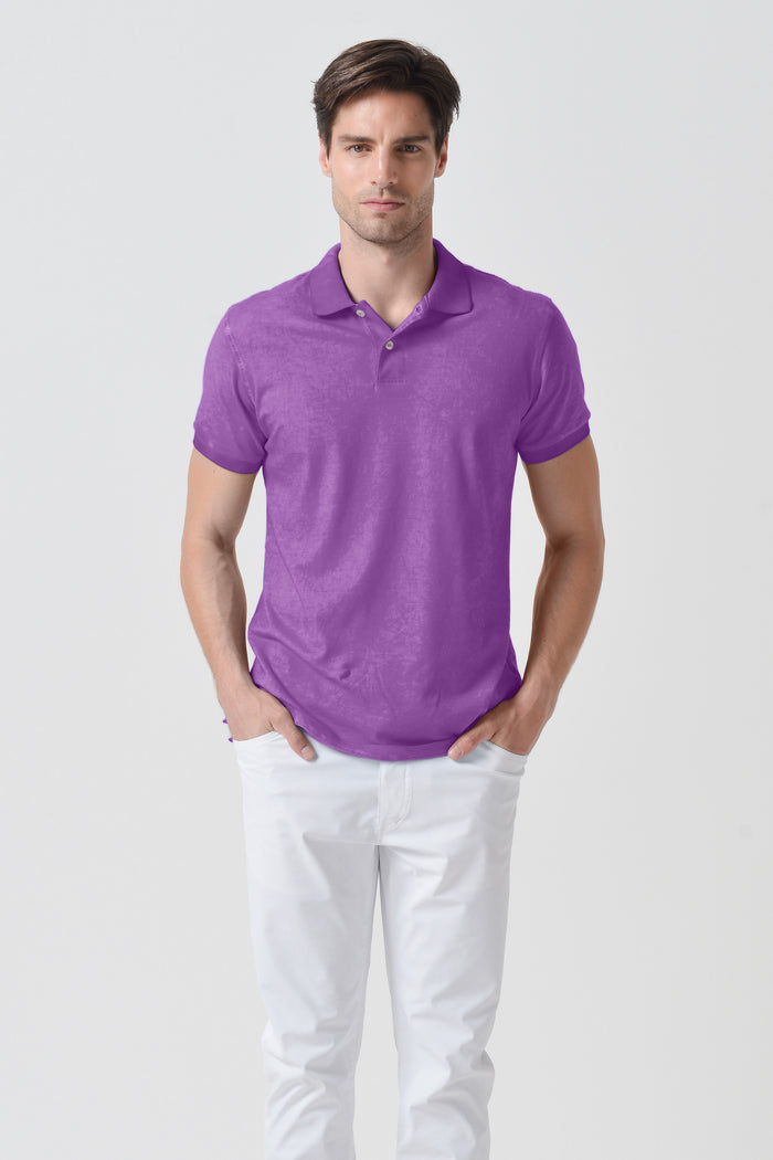 Club Polo Slim - Morado