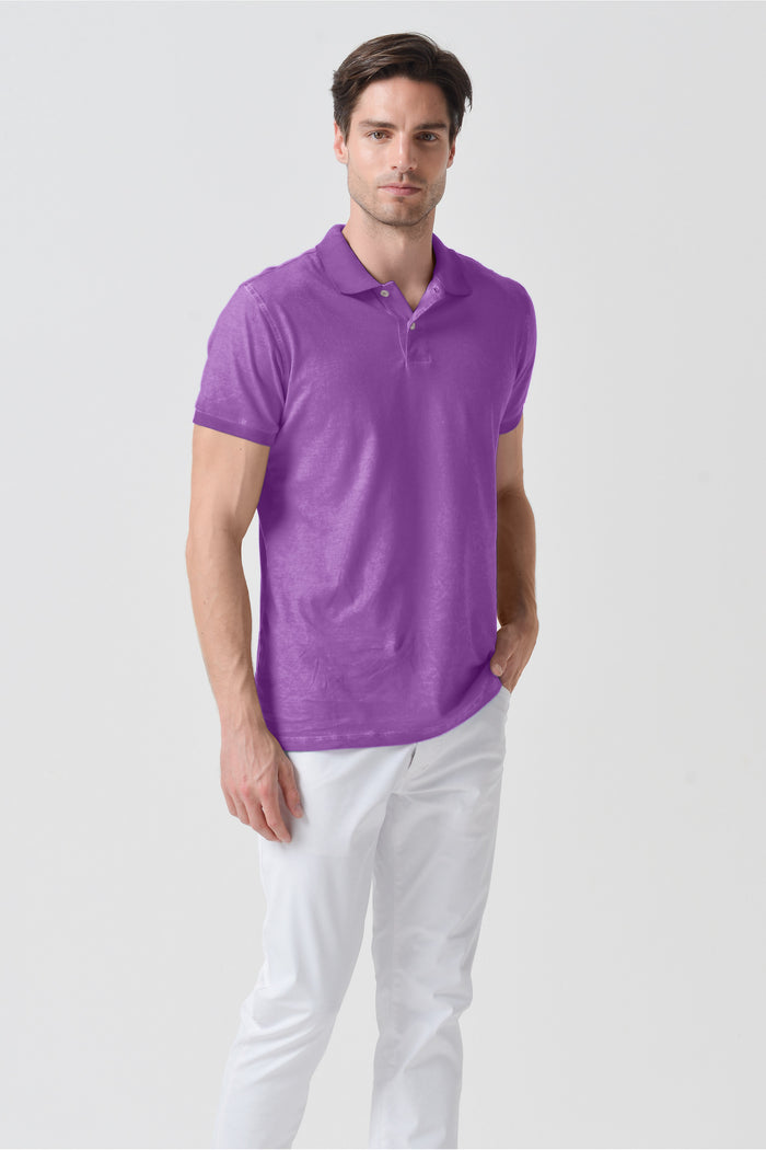 Club Polo Slim - Morado