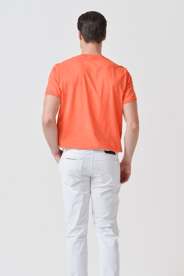 Club T-Shirt Slim - Papaya