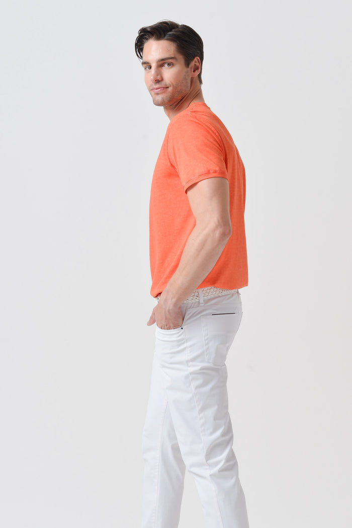 Club T-Shirt Slim - Papaya