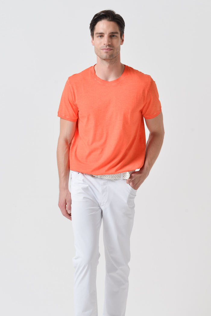 Club T-Shirt Slim - Papaya