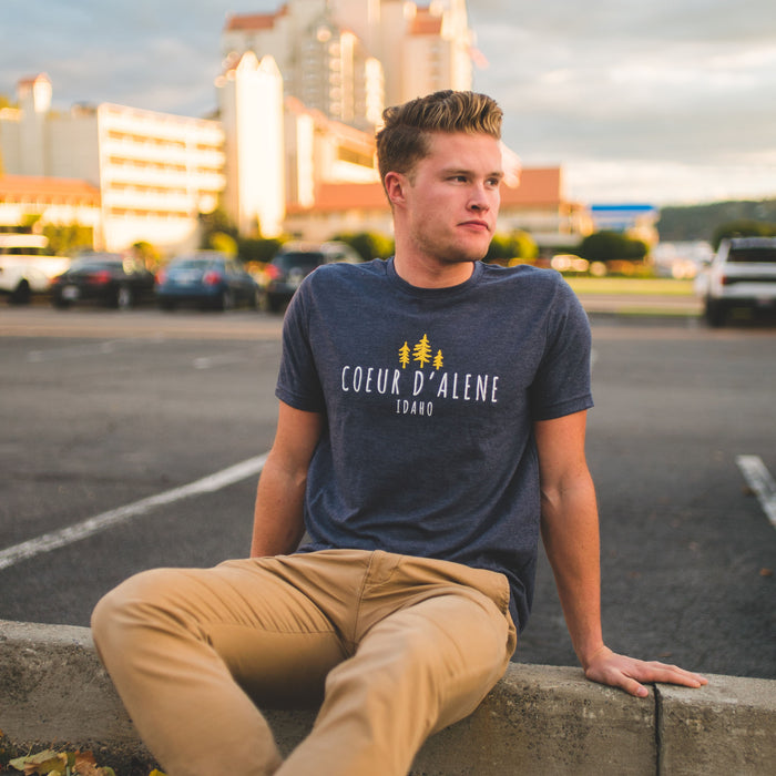 Coeur d'Alene Dark Navy Tourist Tee