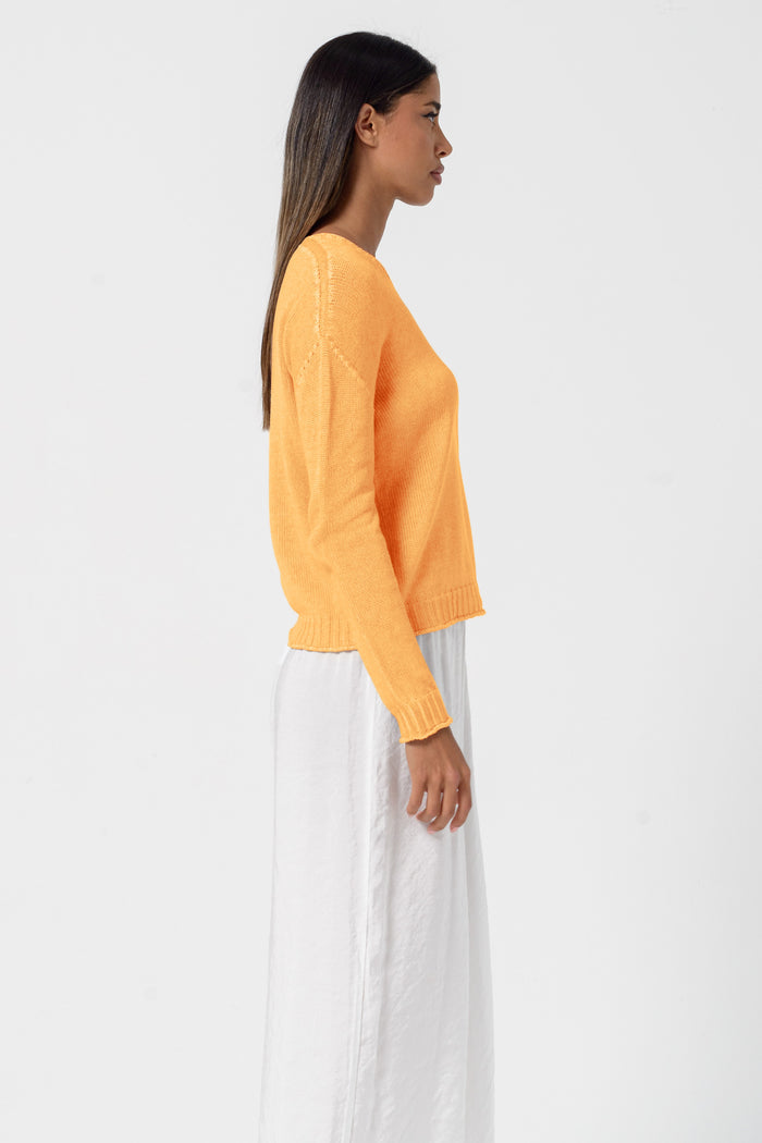 Cogo V Knit - Apricot