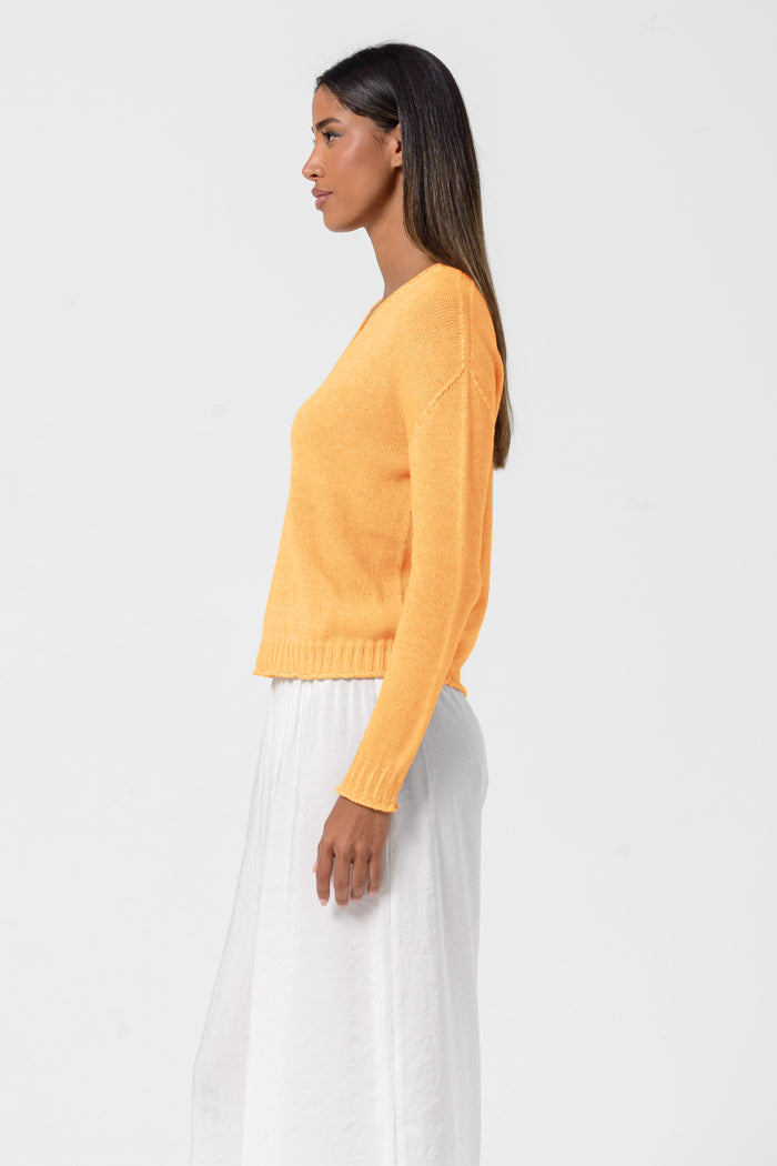 Cogo V Knit - Apricot