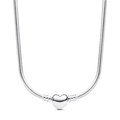 Collar Corazon Plateado