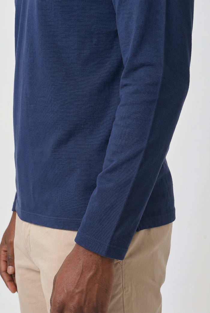 Como Polo Shirt Solid - Navy