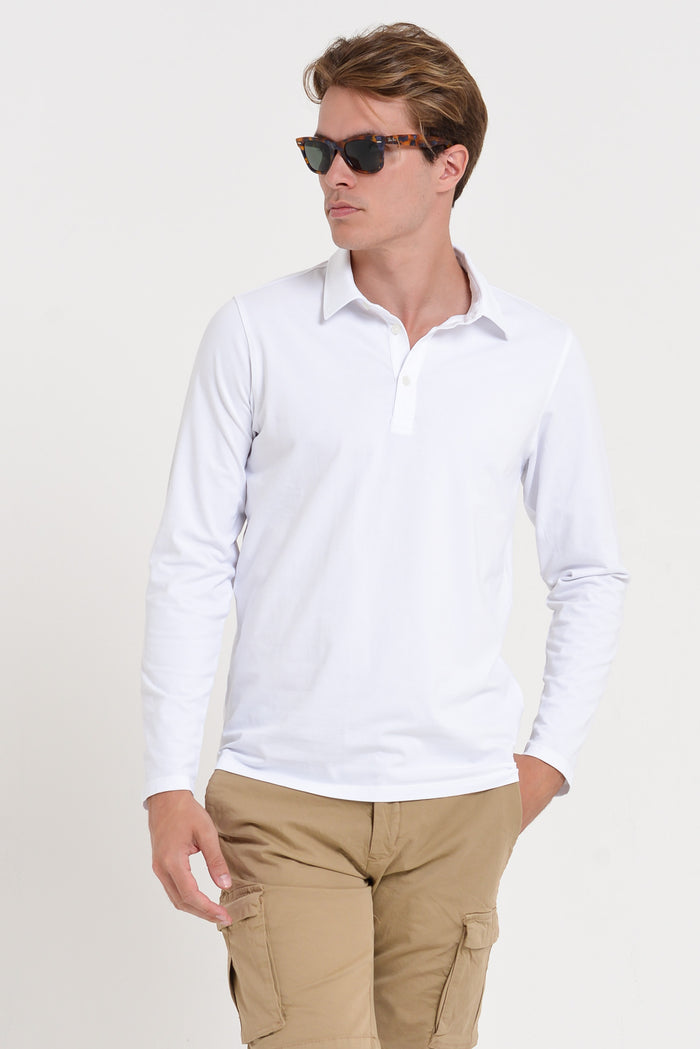 Como Polo Shirt Solid - White