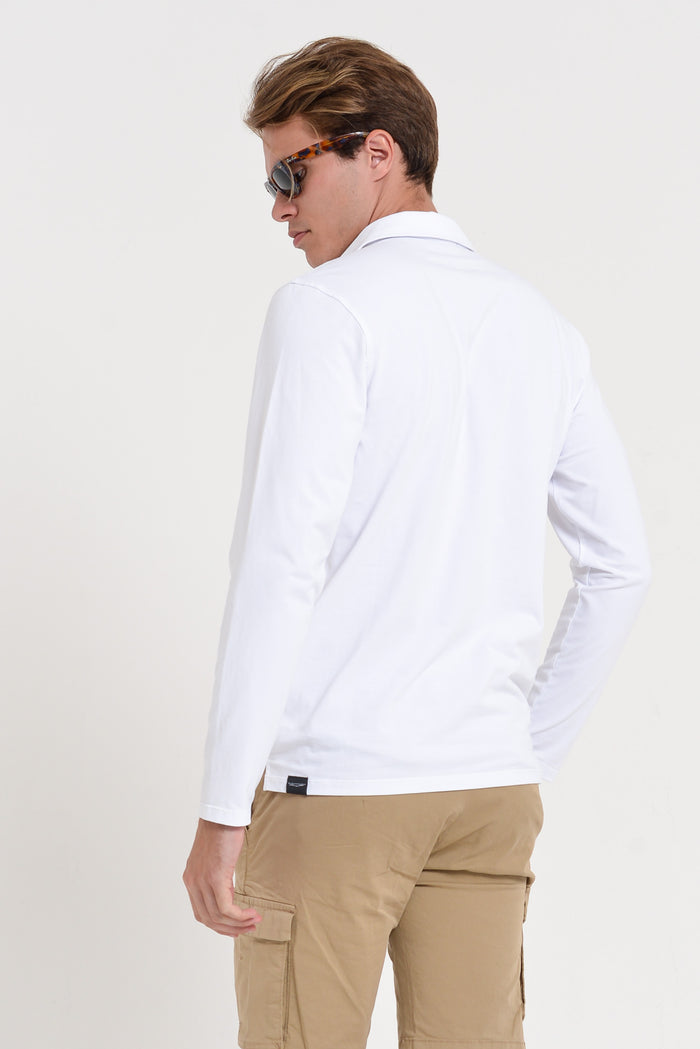 Como Polo Shirt Solid - White