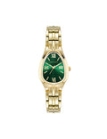 Anne Klein Gold-Tone/Green Contemporary Bracelet Watch