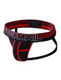 Contrast Colour Mesh Jock - Red