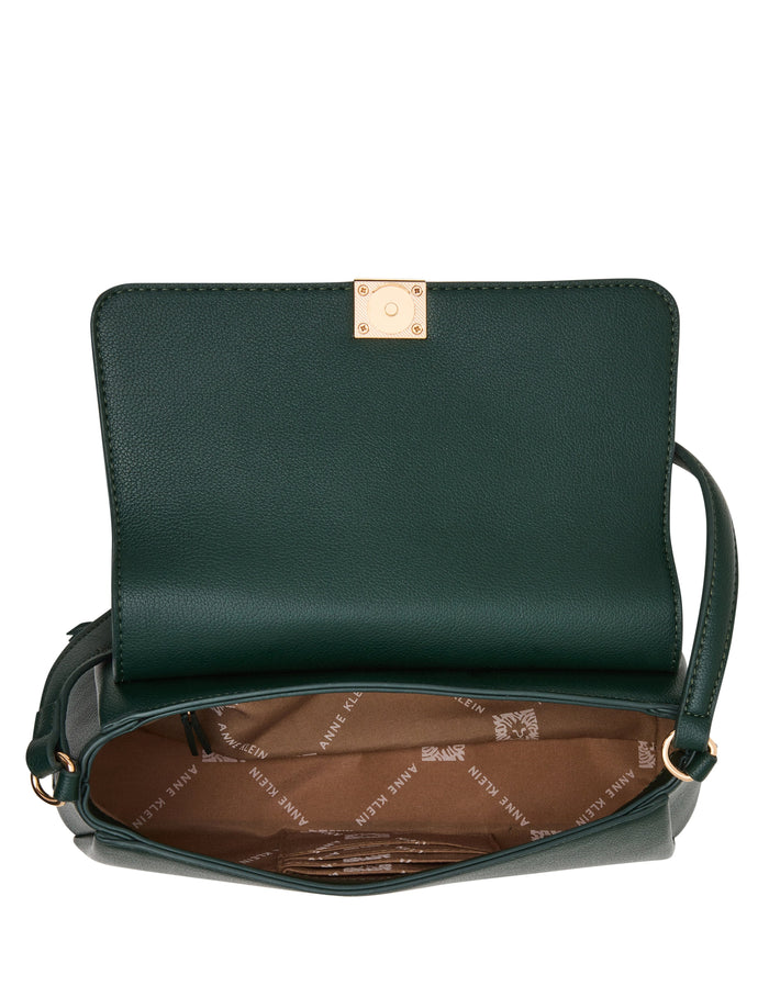 Anne Klein Convertible Strap Flap Shoulder Bag