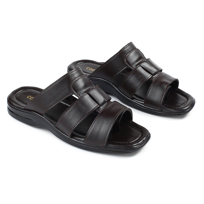 Coolers Brown Casual Slipper For Men COOL99-628