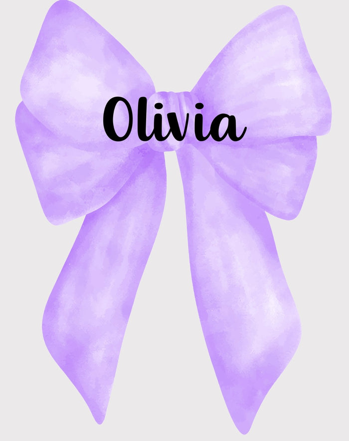 Coquette Bow - Large Removable Vinyl Sticker
