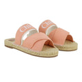 Coral Pink Strap Sandals