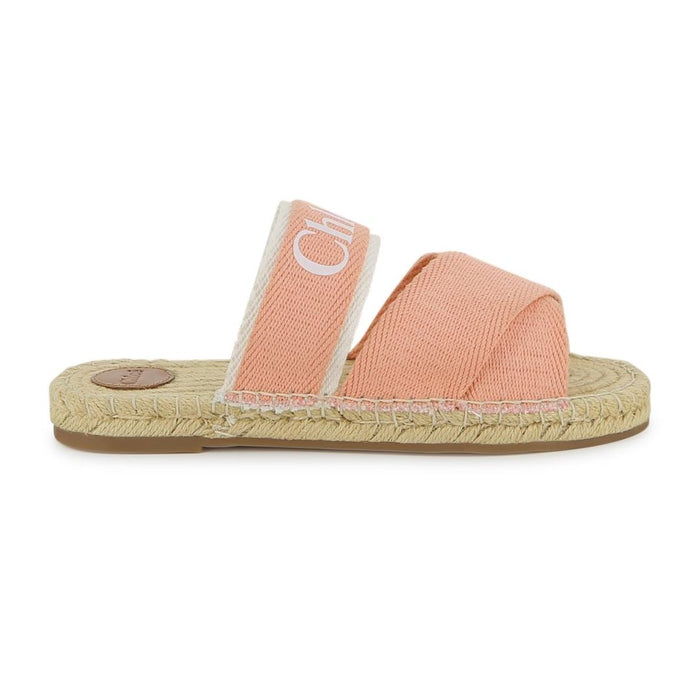 Coral Pink Strap Sandals