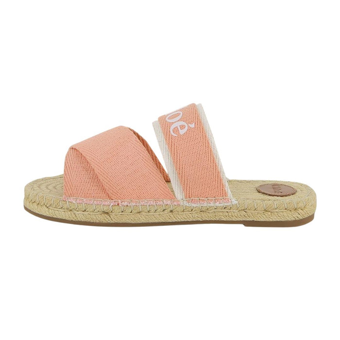 Coral Pink Strap Sandals