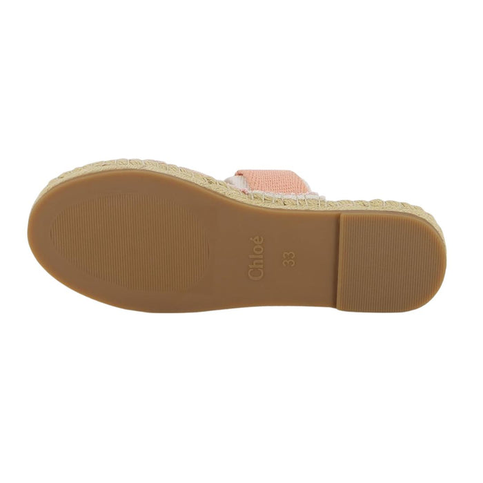 Coral Pink Strap Sandals
