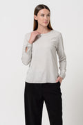 Corvara Twill Blouse - Platino