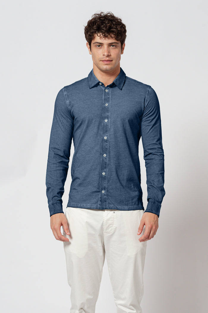 Cotton Jersey Shirt - Jeans